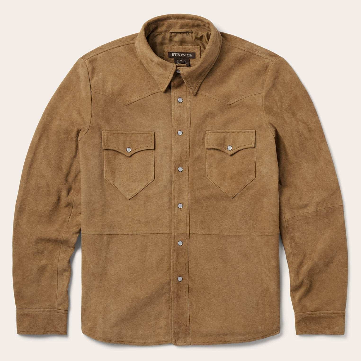 Stetson Suede Leather Shirt Jacket - Stetson - Flyclothing LLC