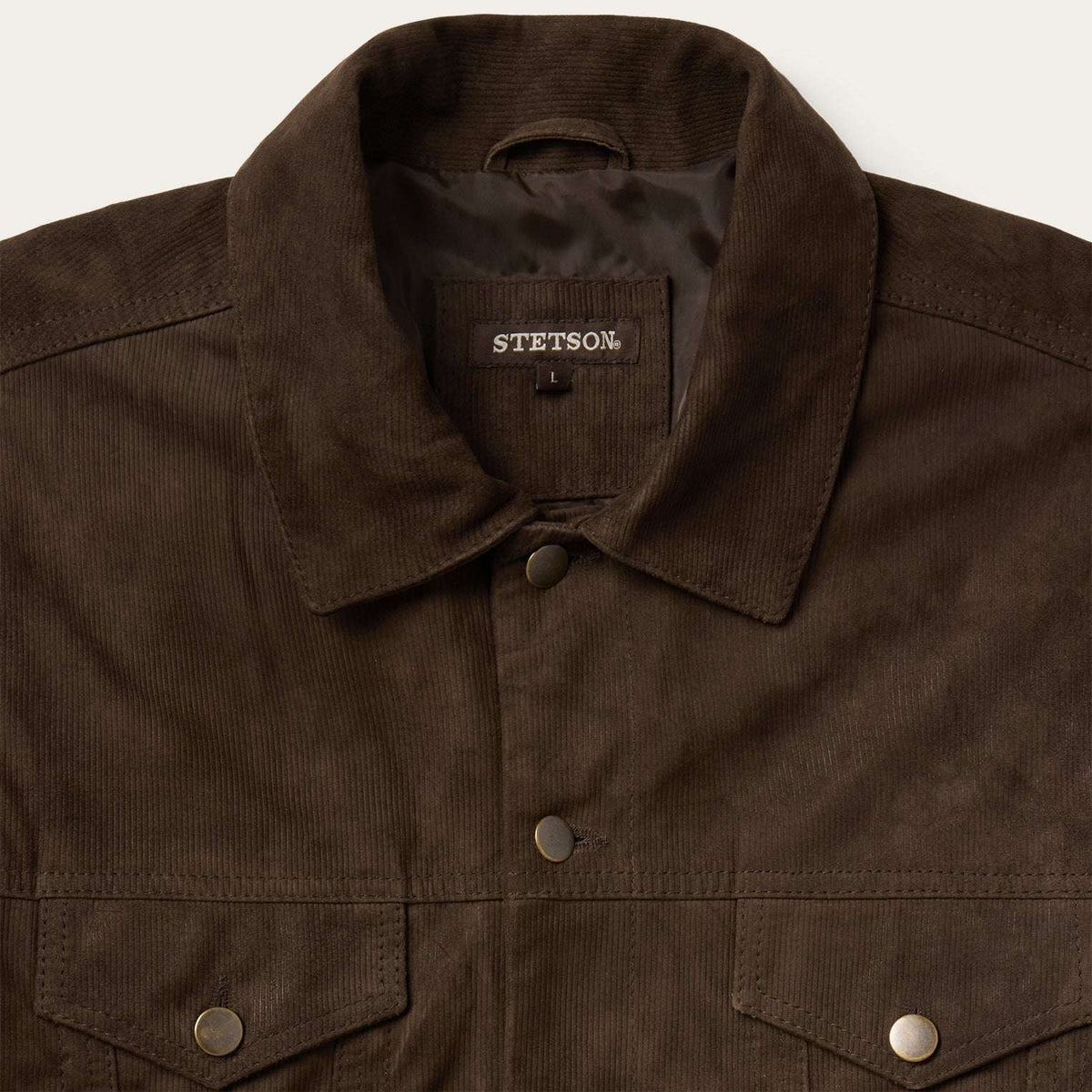 Stetson Cord Suede Jean Jacket - Stetson - Flyclothing LLC