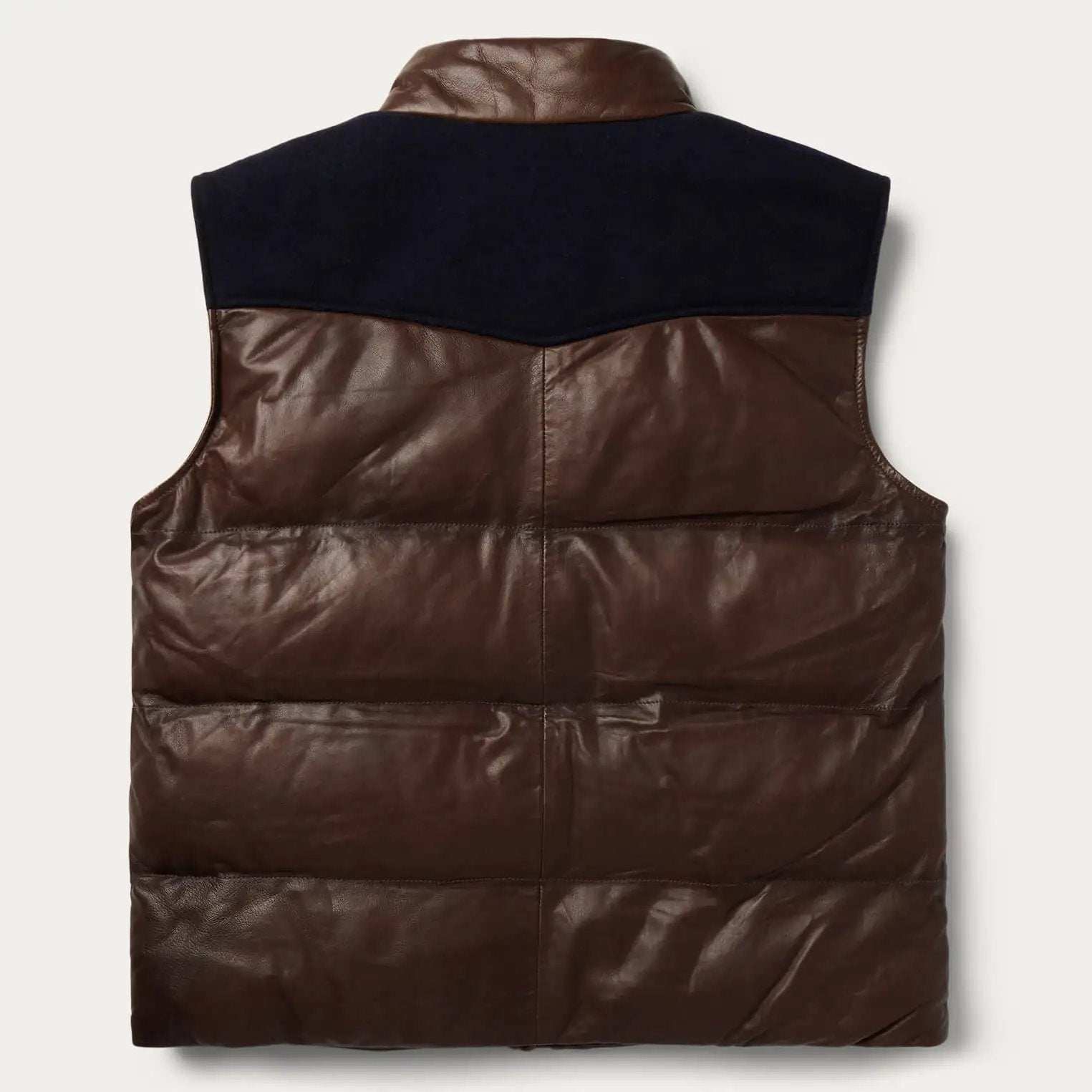Stetson Quilted Leather Vest - Stetson - Flyclothing LLC