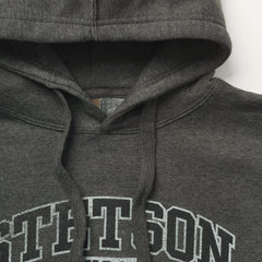 Stetson Charcoal Heather Fleece Hooded Sweatshirt