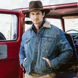 Stetson Denim Sherpa Jacket - Stetson - Flyclothing LLC