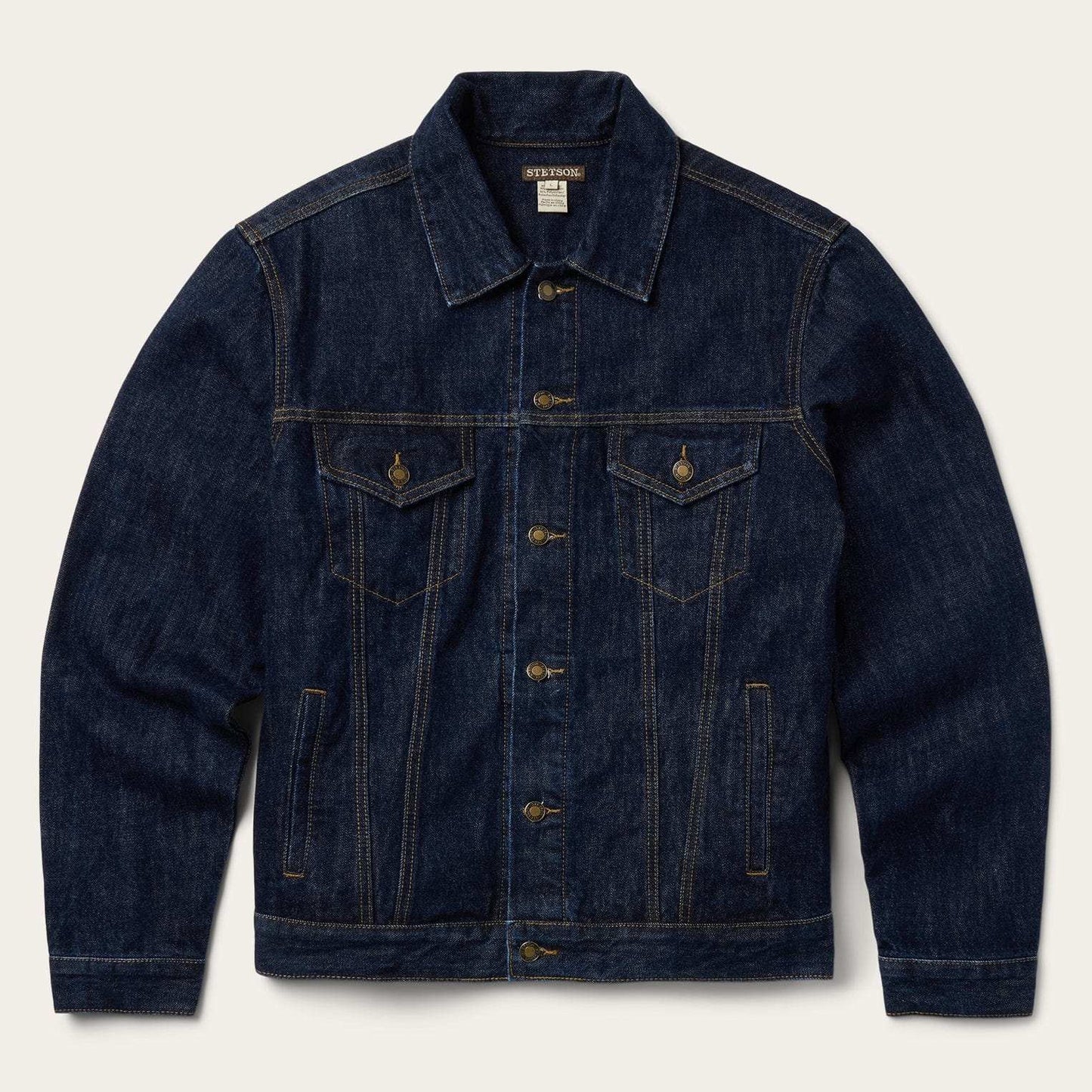 Stetson Raw Denim Trucker Jacket - Stetson - Flyclothing LLC