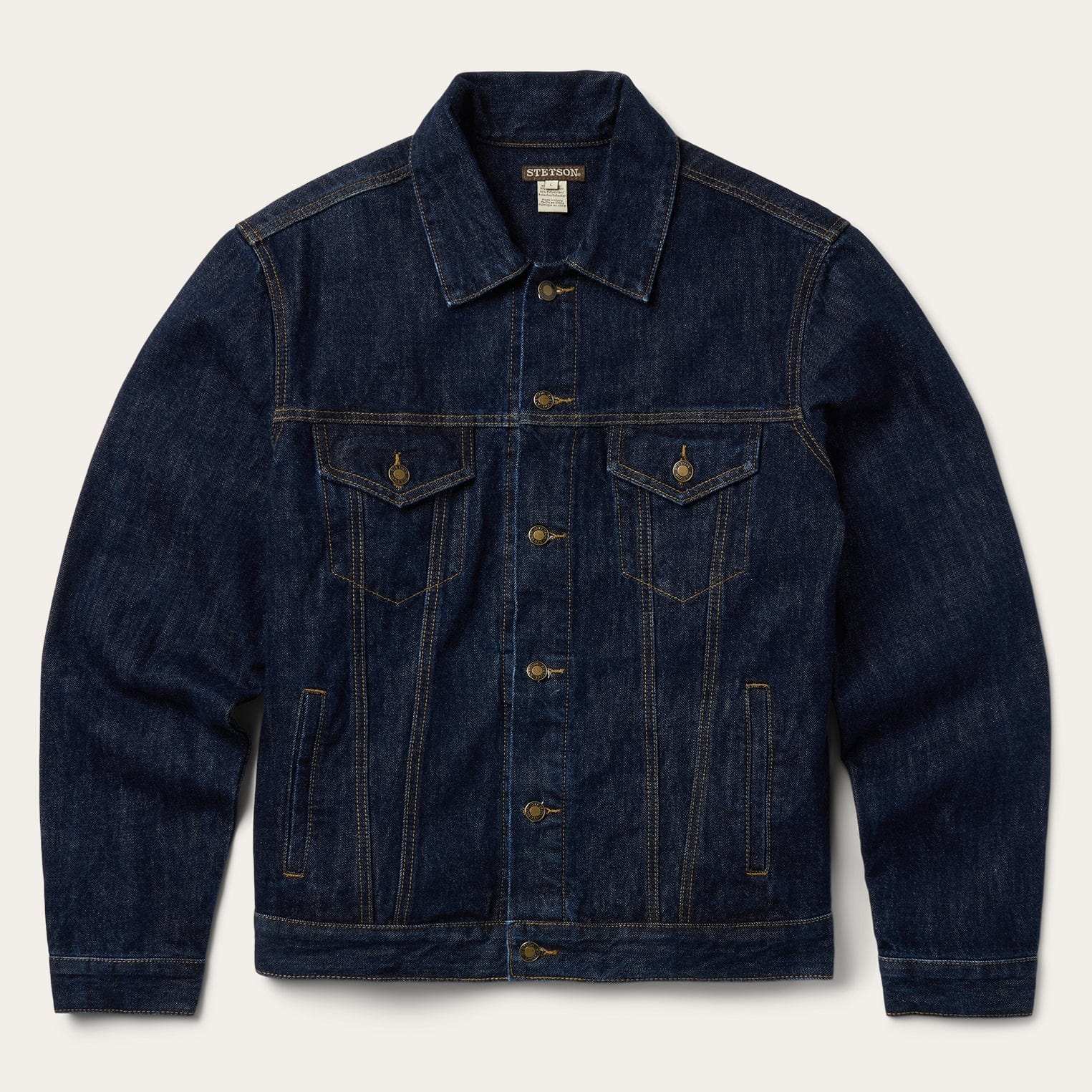 Stetson Raw Denim Trucker Jacket - Stetson - Flyclothing LLC