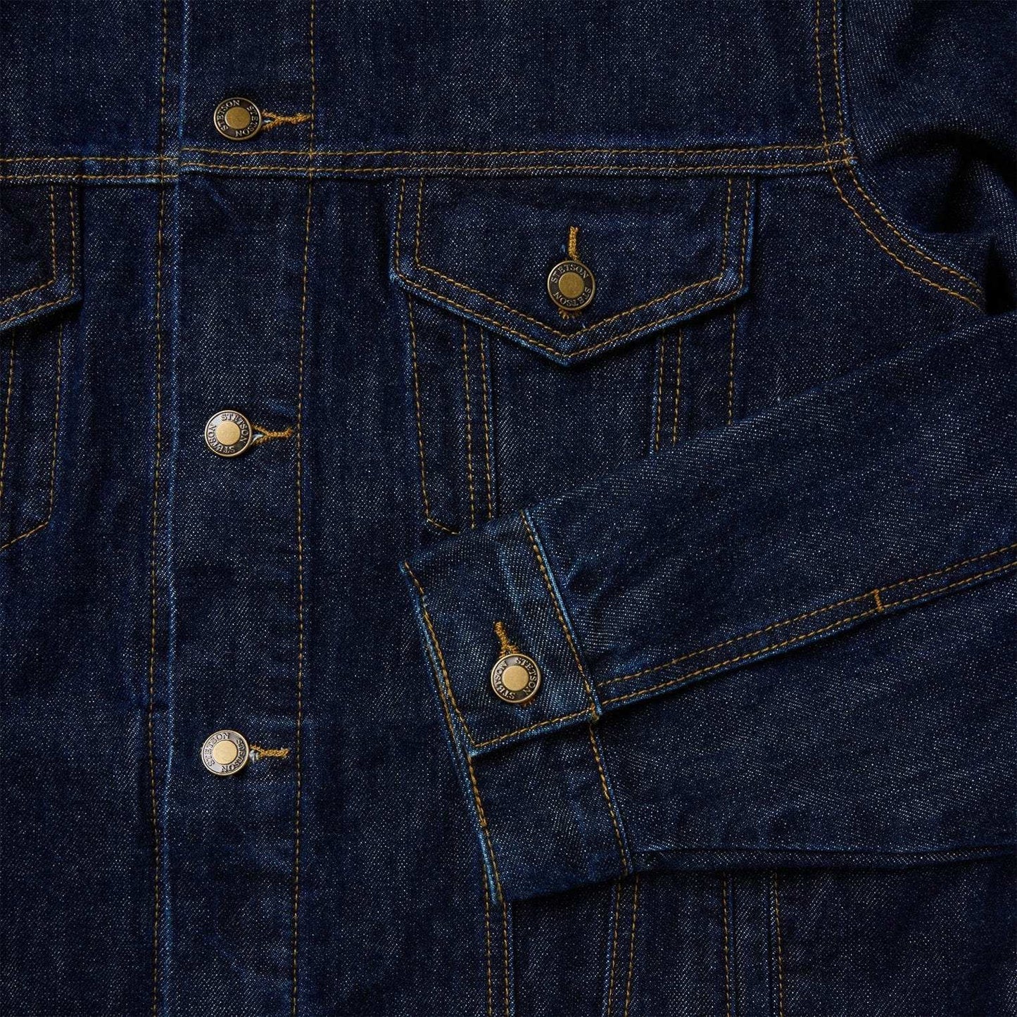 Stetson Raw Denim Trucker Jacket - Stetson - Flyclothing LLC