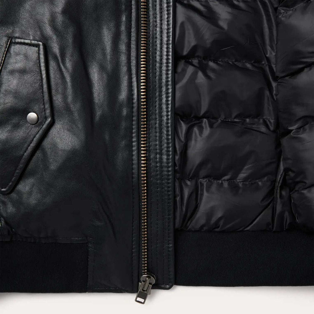 Stetson Leather Bomber Jacket - Stetson - Flyclothing LLC