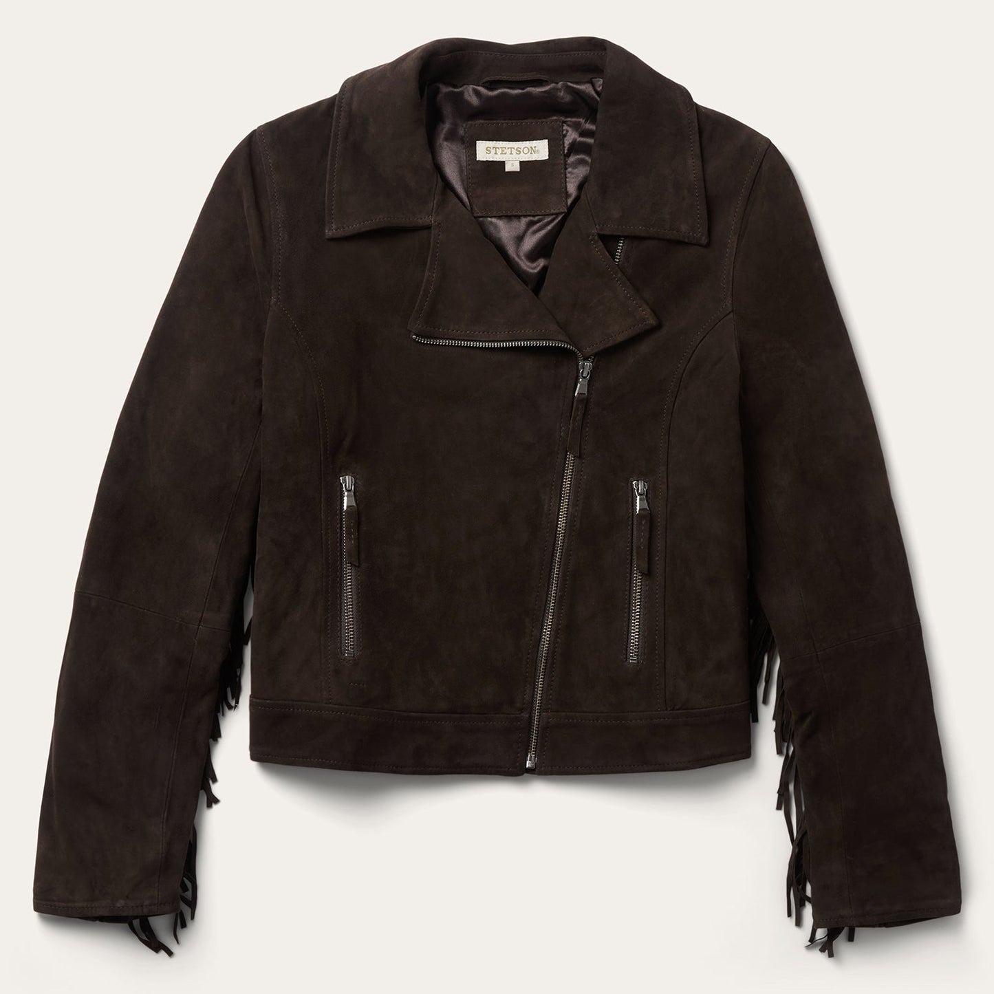 Stetson Suede Fringe Motorcycle Jacket