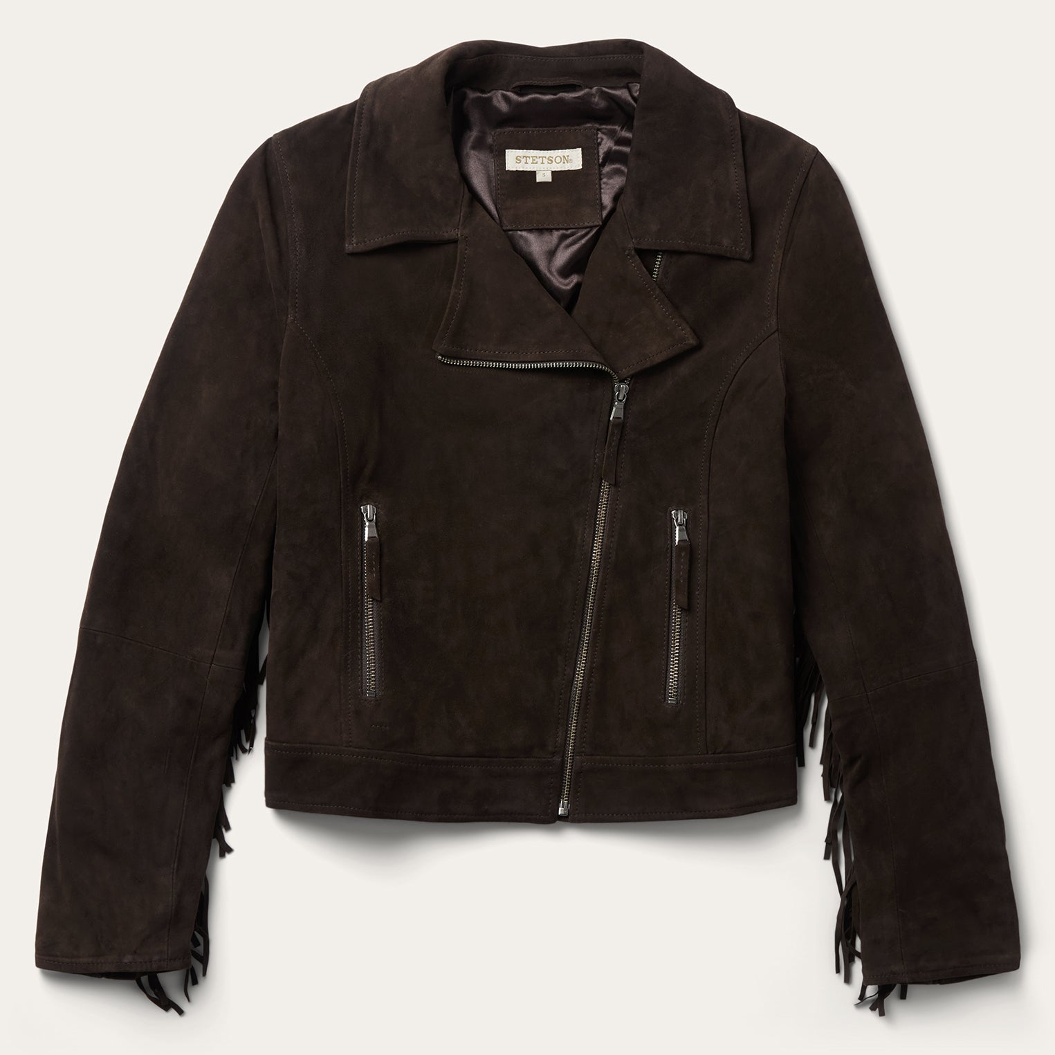 Stetson Suede Fringe Motorcycle Jacket