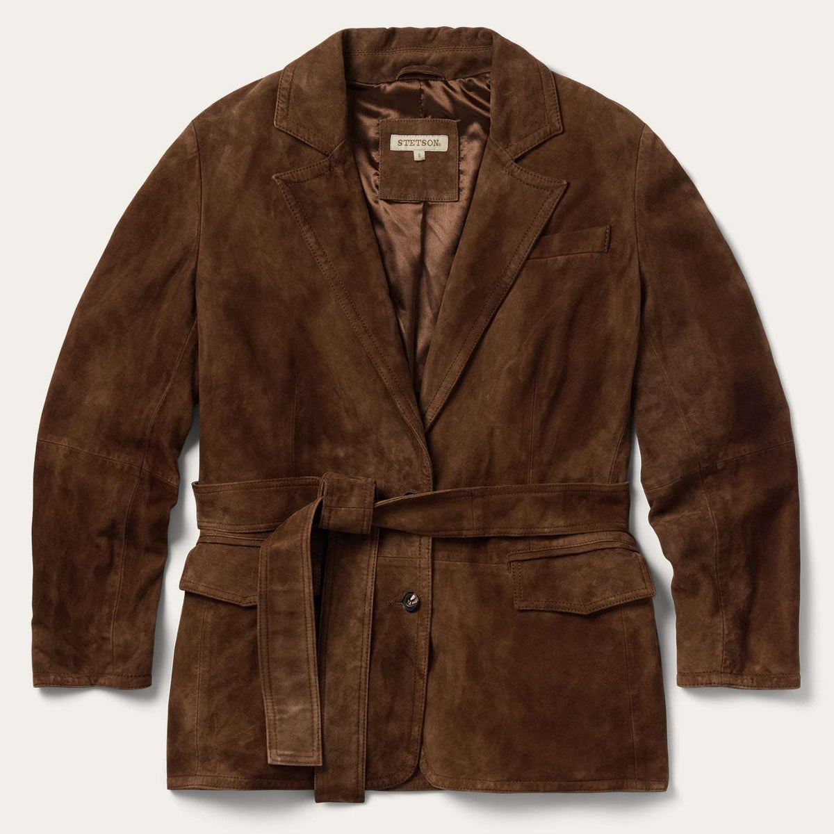 Stetson Suede Belted Jacket - Stetson - Flyclothing LLC