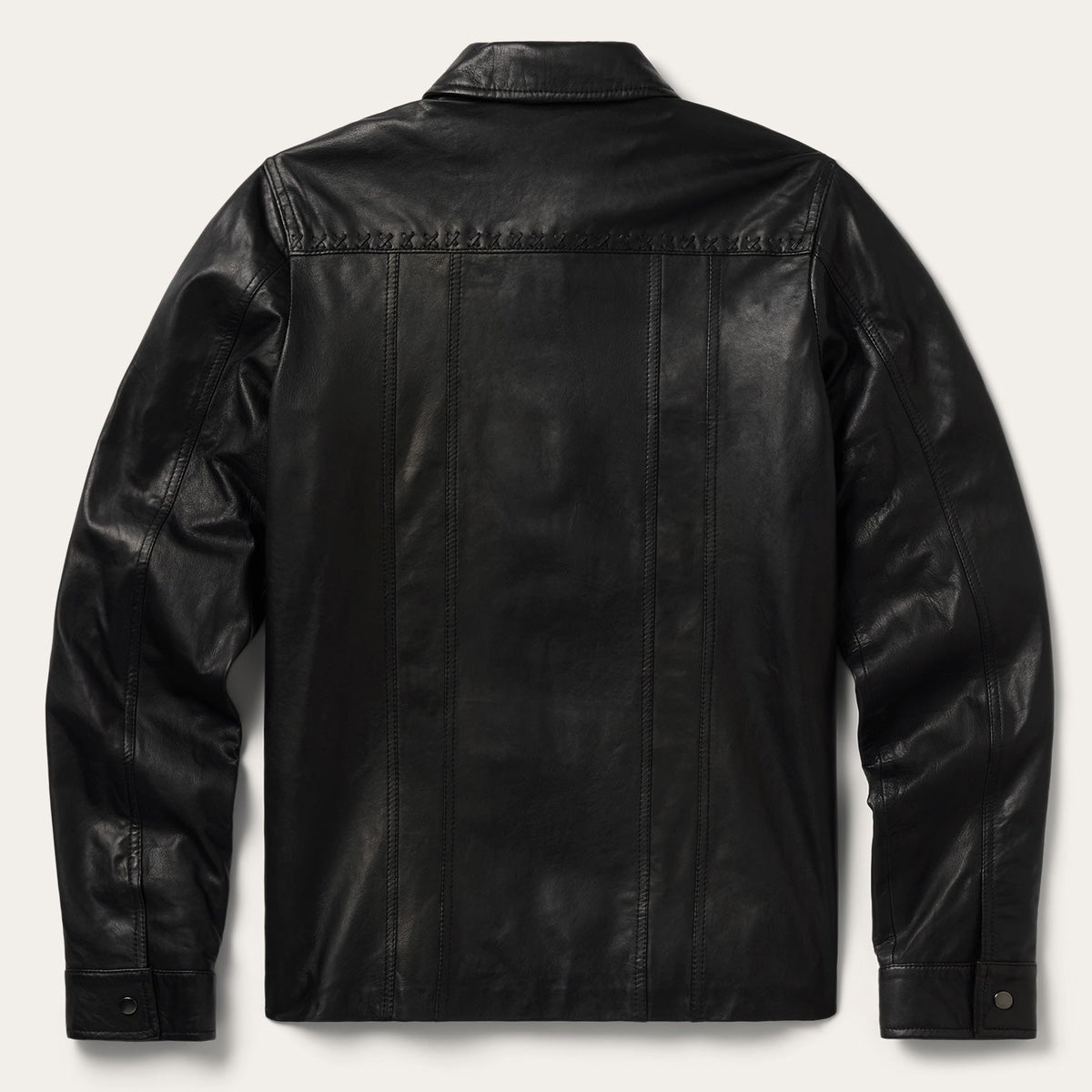 Stetson Western Leather Jean Jacket - Stetson - Flyclothing LLC
