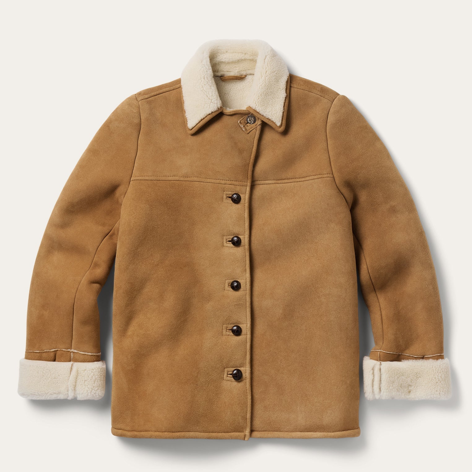 Stetson Shearling Suede Ranch Coat