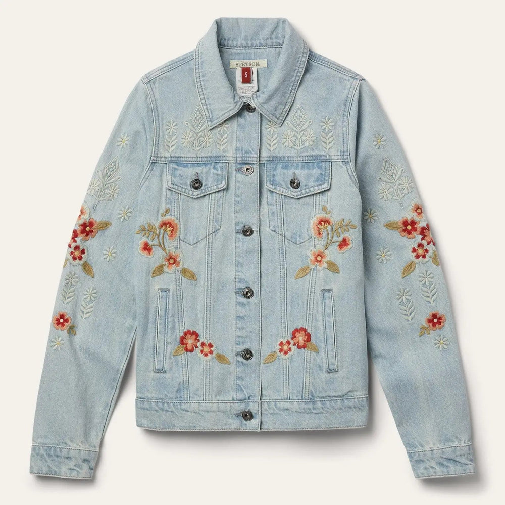 Stetson Embroidered Denim Jacket - Stetson