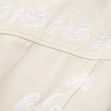 Stetson Embroidered Cream Denim Jacket - Stetson - Flyclothing LLC