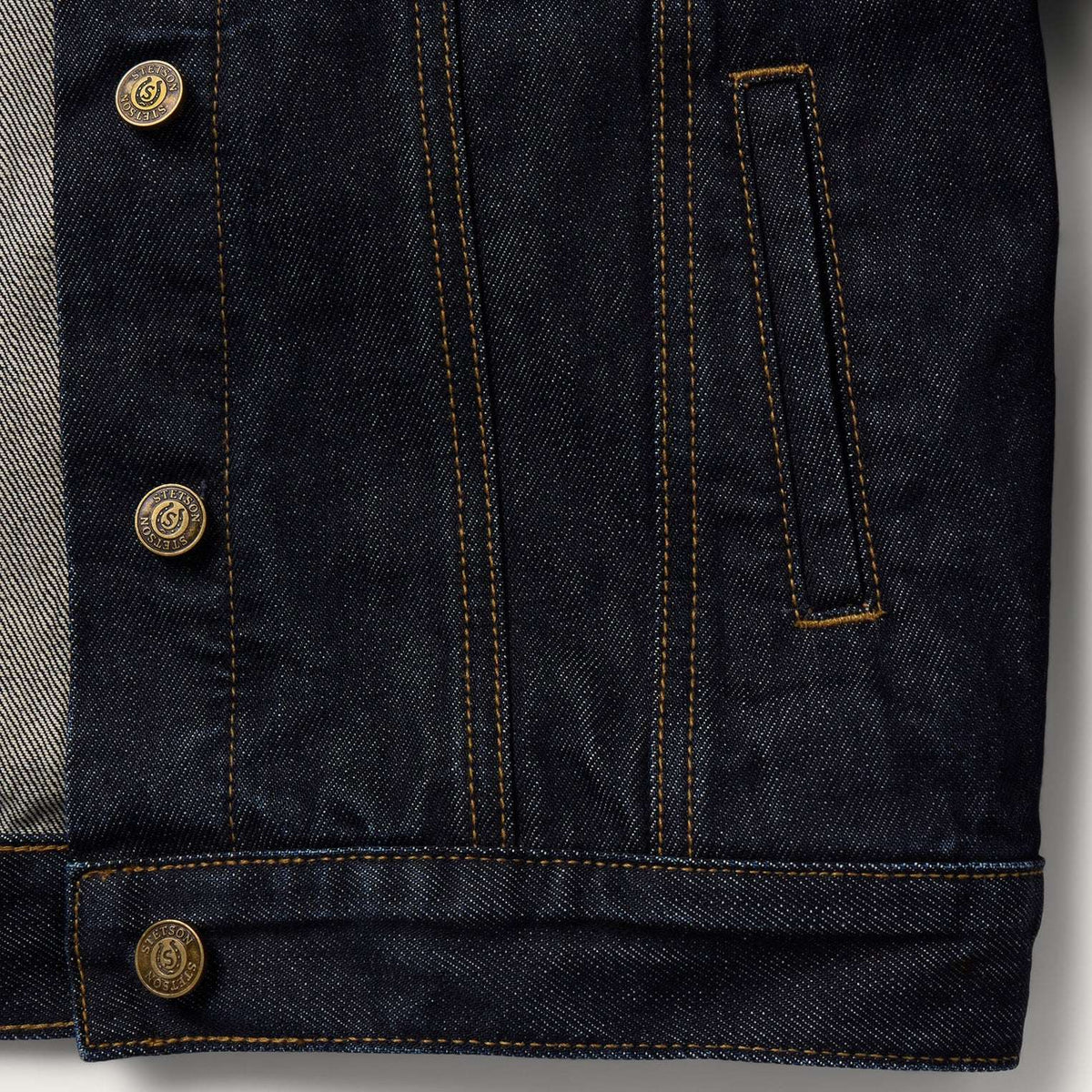 Stetson Raw Denim Jean Jacket - Stetson - Flyclothing LLC