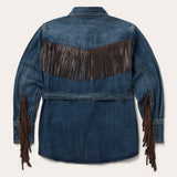 Stetson Dark Denim Fringe Jacket - Stetson