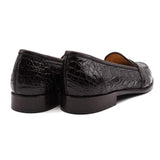 11-119-NIC TUSCANY Crocodile Penny Loafer, Nicotine - Zelli Italia - Flyclothing LLC