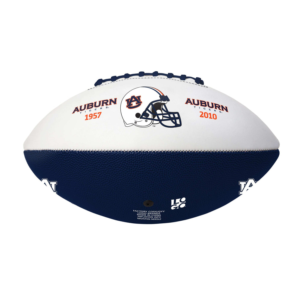 Auburn FS Commemorative Autograph Debossed Football - Logo Brands - Flyclothing LLC