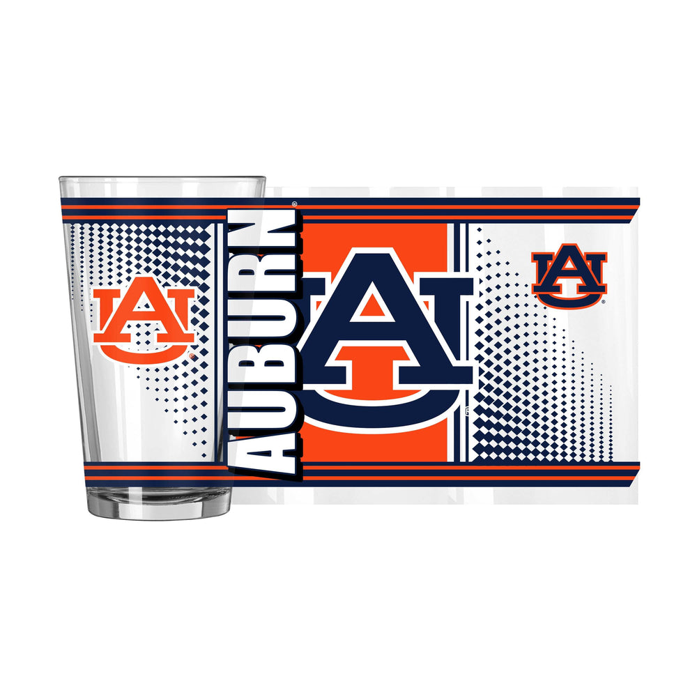 Auburn 16oz Hero Pint Glass - Logo Brands - Flyclothing LLC