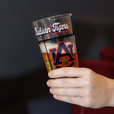 Auburn 16oz Quilted Stained Pint Glass - Logo Brands - Flyclothing LLC