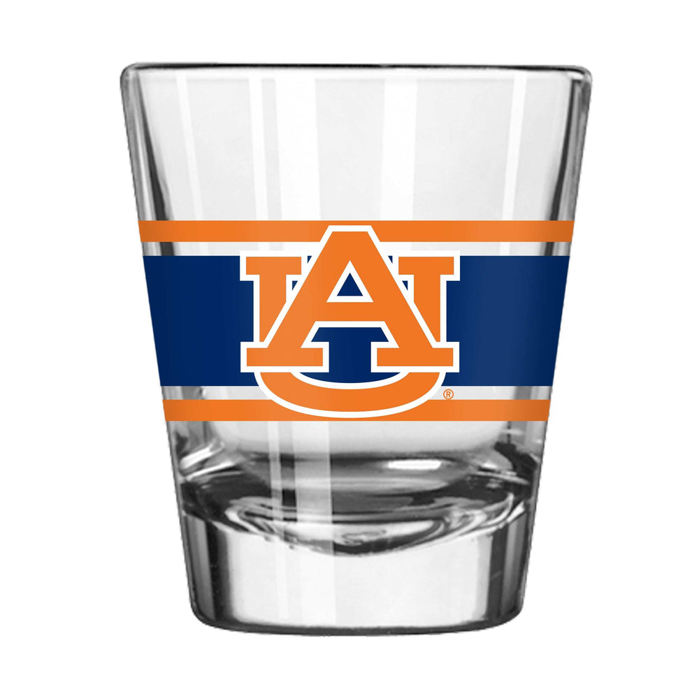 Auburn 2oz Stripe Shot Glass - Logo Brands - Flyclothing LLC