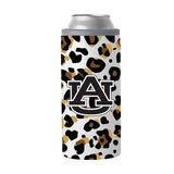Auburn 12oz Neutral Leopard Slim Can Coolie - Logo Brands - Flyclothing LLC