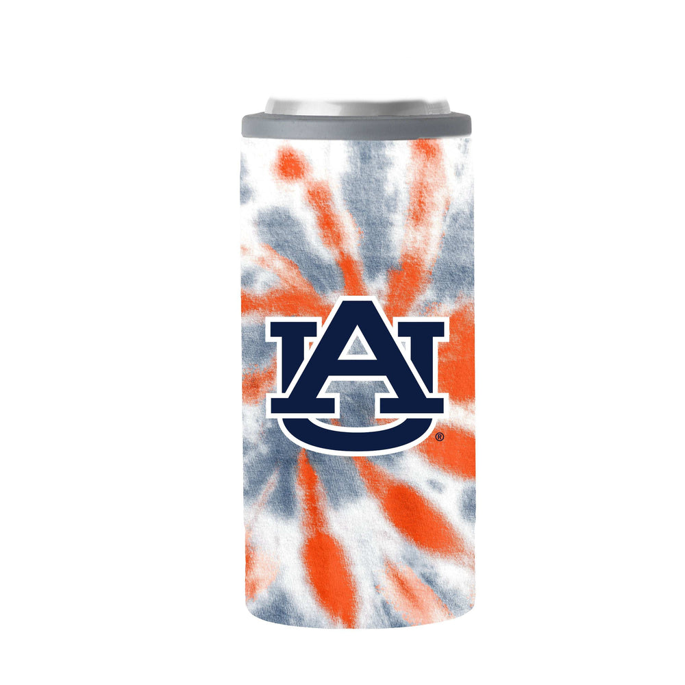 Auburn 12oz Tie Dye Slim Can Coolie - Logo Brands - Flyclothing LLC