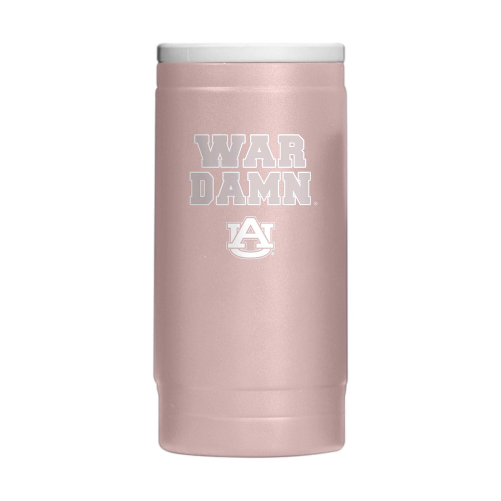 Auburn Stencil Powder Coat Slim Can Coolie - Logo Brands - Flyclothing LLC