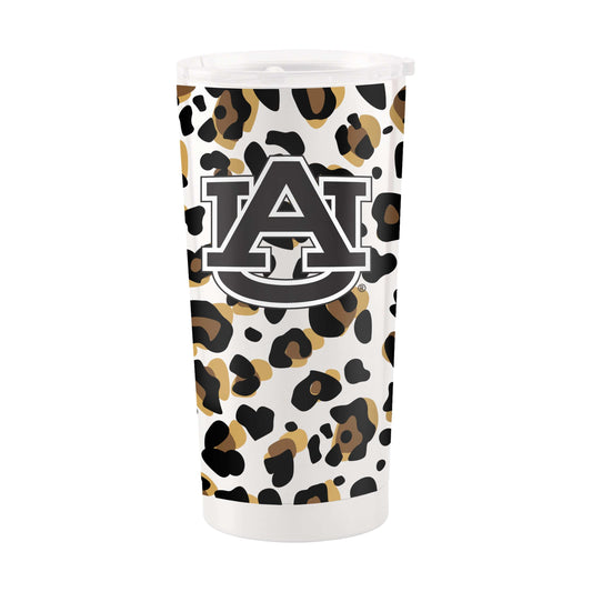 Auburn 20oz Neutral Leopard Stainless Steel Tumbler - Logo Brands - Flyclothing LLC