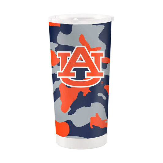 Auburn 20oz Camo Stainless Steel Tumbler - Logo Brands - Flyclothing LLC