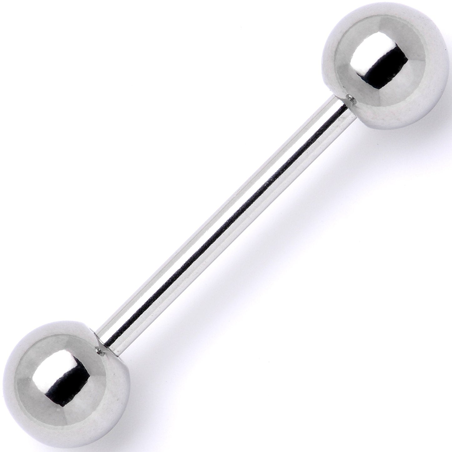 14G Stainless Steel Barbell Tongue Ring 5/8 6mm - BodyCandy - Flyclothing LLC