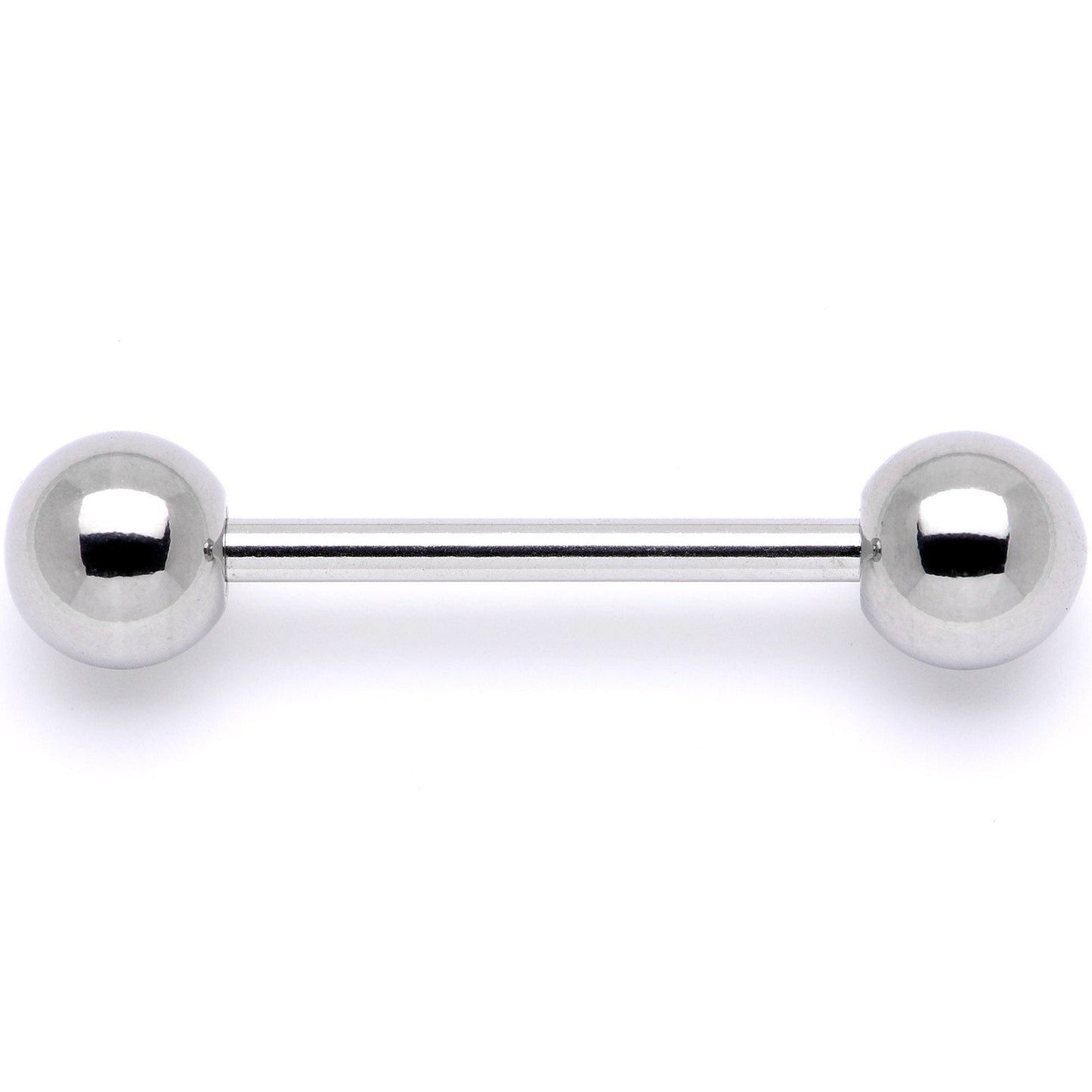 14G Stainless Steel Barbell Tongue Ring 5/8 6mm - BodyCandy - Flyclothing LLC