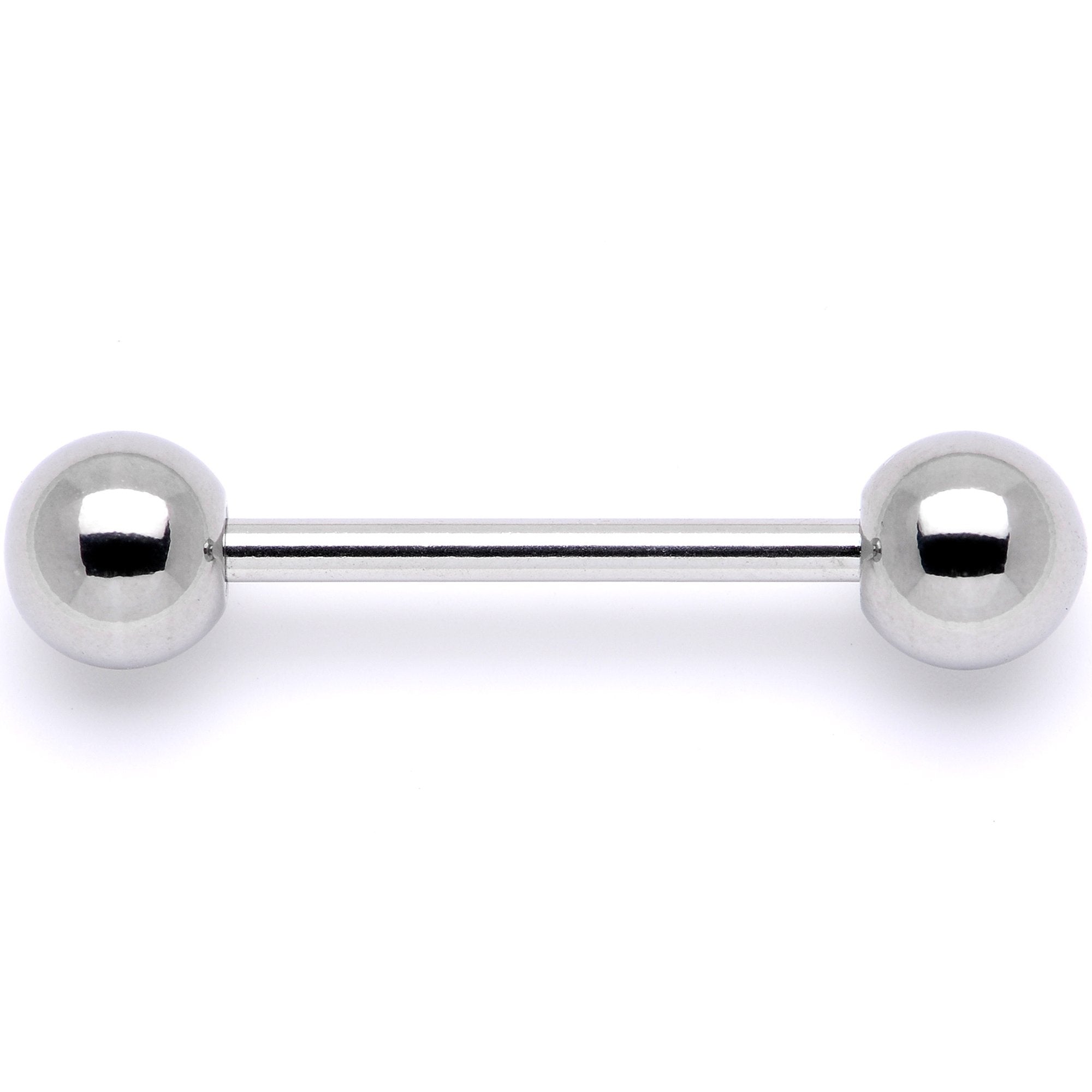 14G Stainless Steel Barbell Tongue Ring 5/8 6mm - BodyCandy - Flyclothing LLC