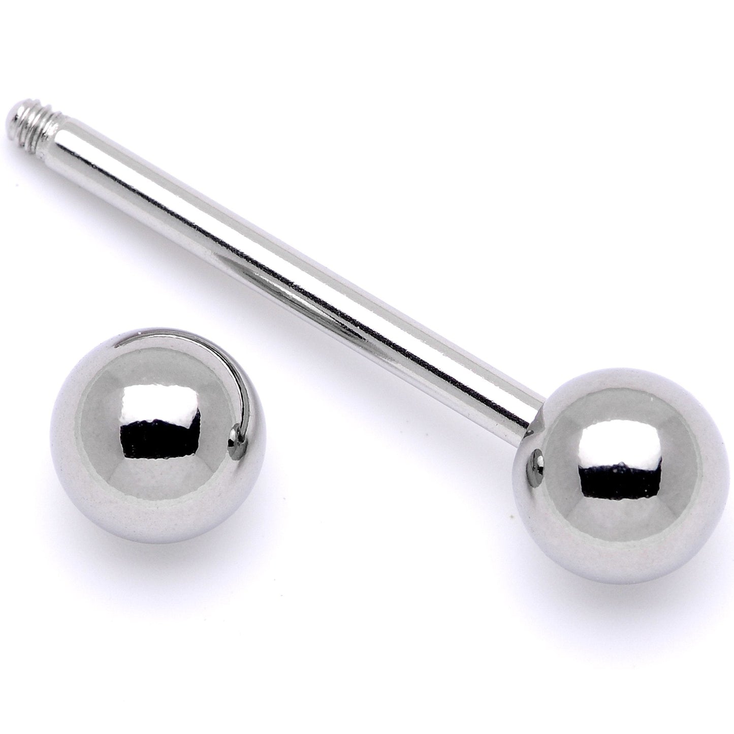 14G Stainless Steel Barbell Tongue Ring 5/8 6mm - BodyCandy - Flyclothing LLC