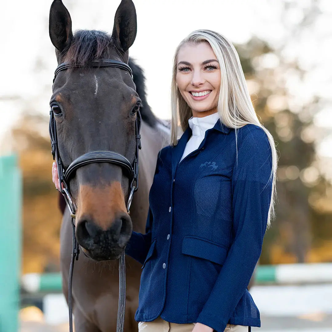 Equine Couture Women EquiVent 4-Snap Button Lite Show Coat - Breeches.com - Flyclothing LLC