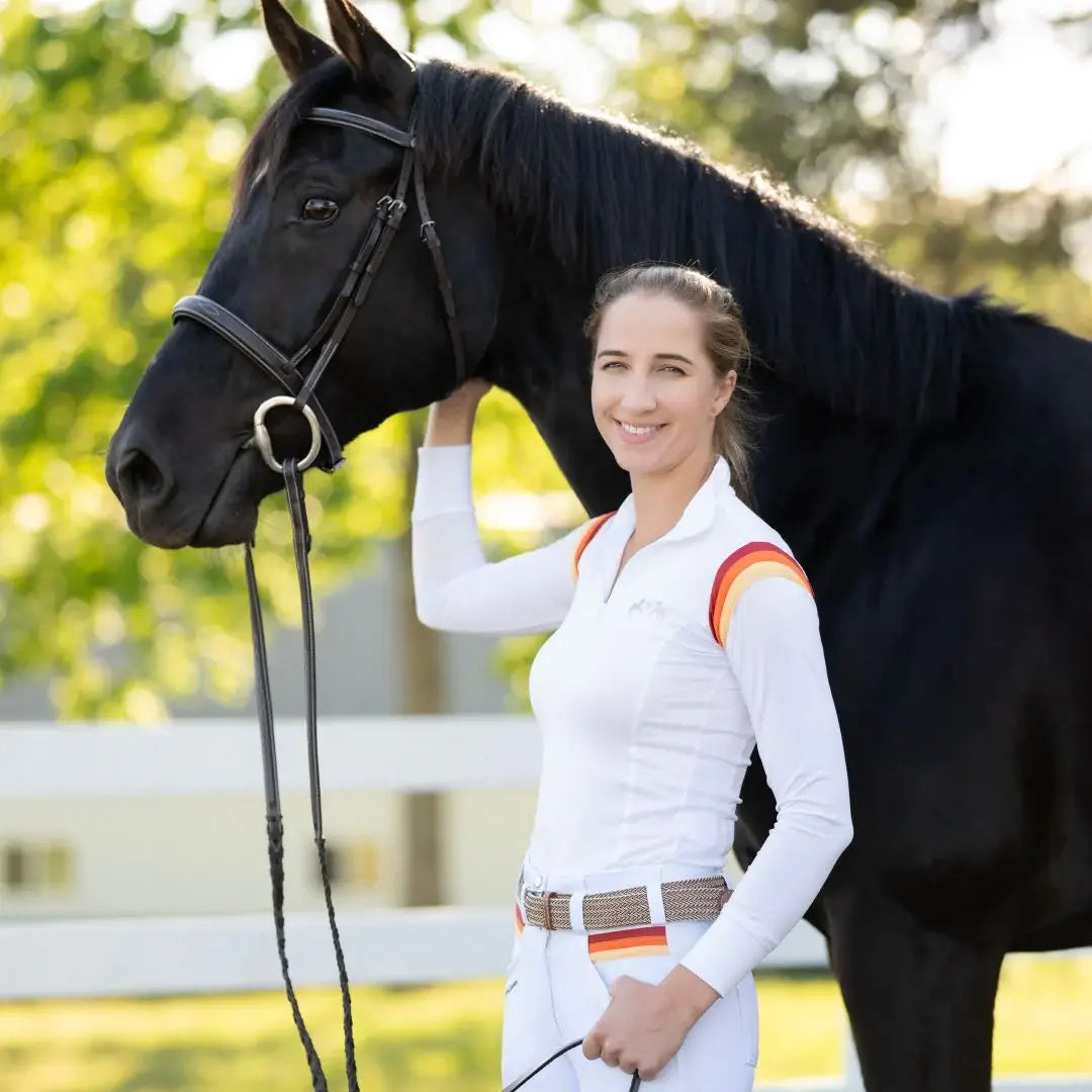 Equine Couture Gradient Long Sleeve Show Shirt - Breeches.com - Flyclothing LLC