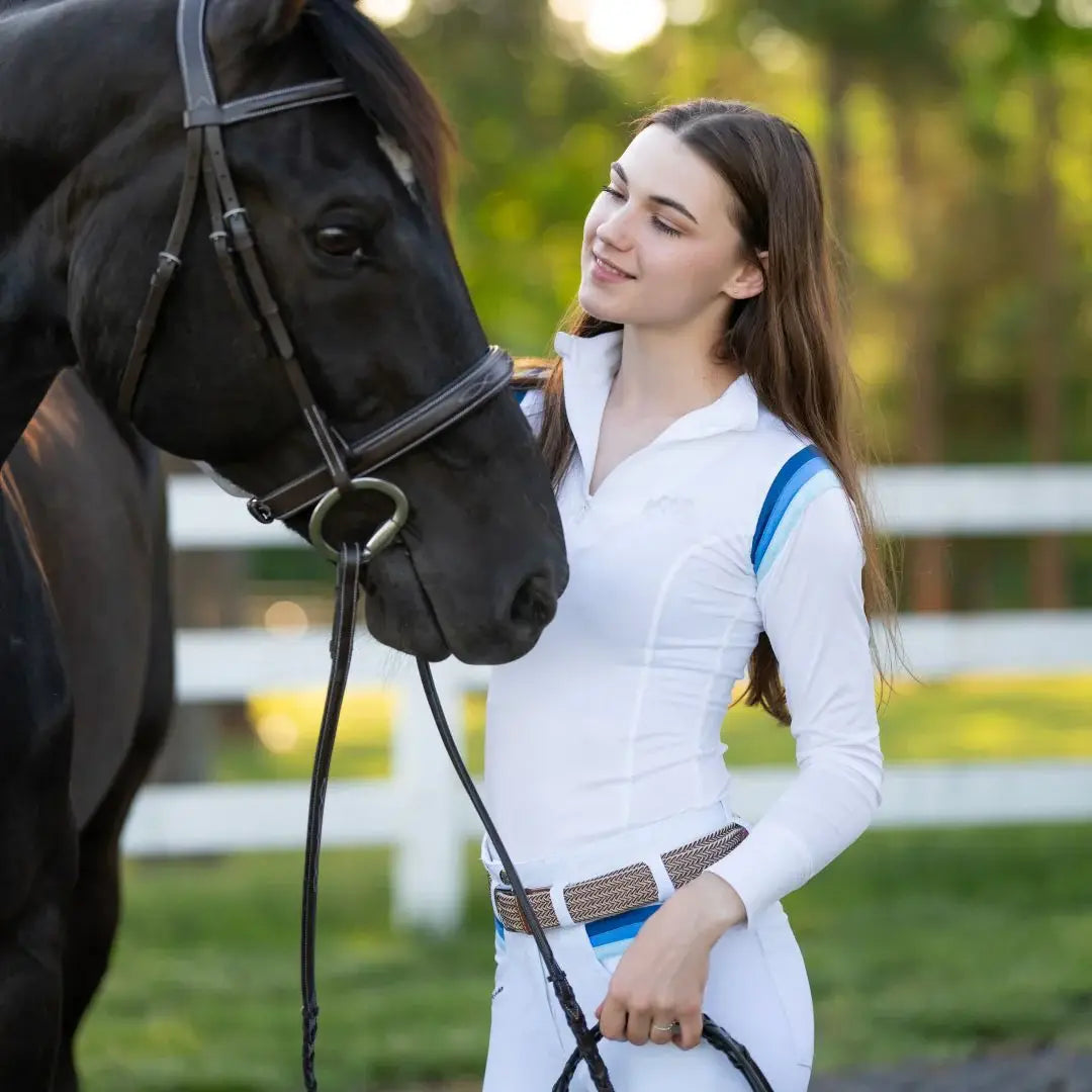Equine Couture Gradient Long Sleeve Show Shirt - Breeches.com - Flyclothing LLC