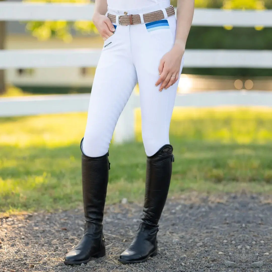 Equine Couture Gradient Extended Knee Patch Breech - Breeches.com - Flyclothing LLC