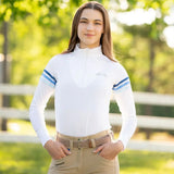 Equine Couture Gradient Long Sleeve Show Shirt w/ Arm Stripes - Breeches.com - Flyclothing LLC