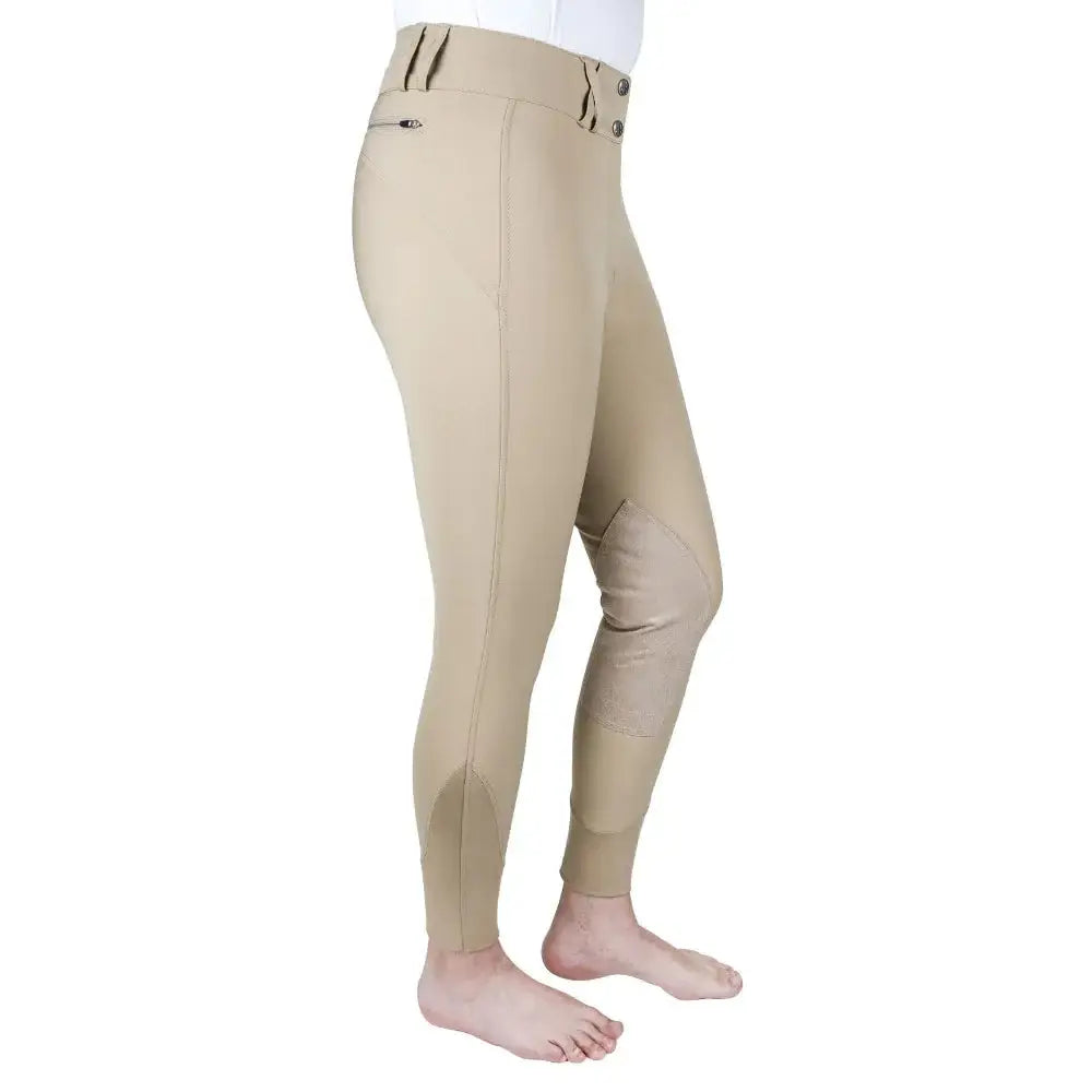 Equine Couture Charlotte Suede Knee Patch Breech - Breeches.com - Flyclothing LLC