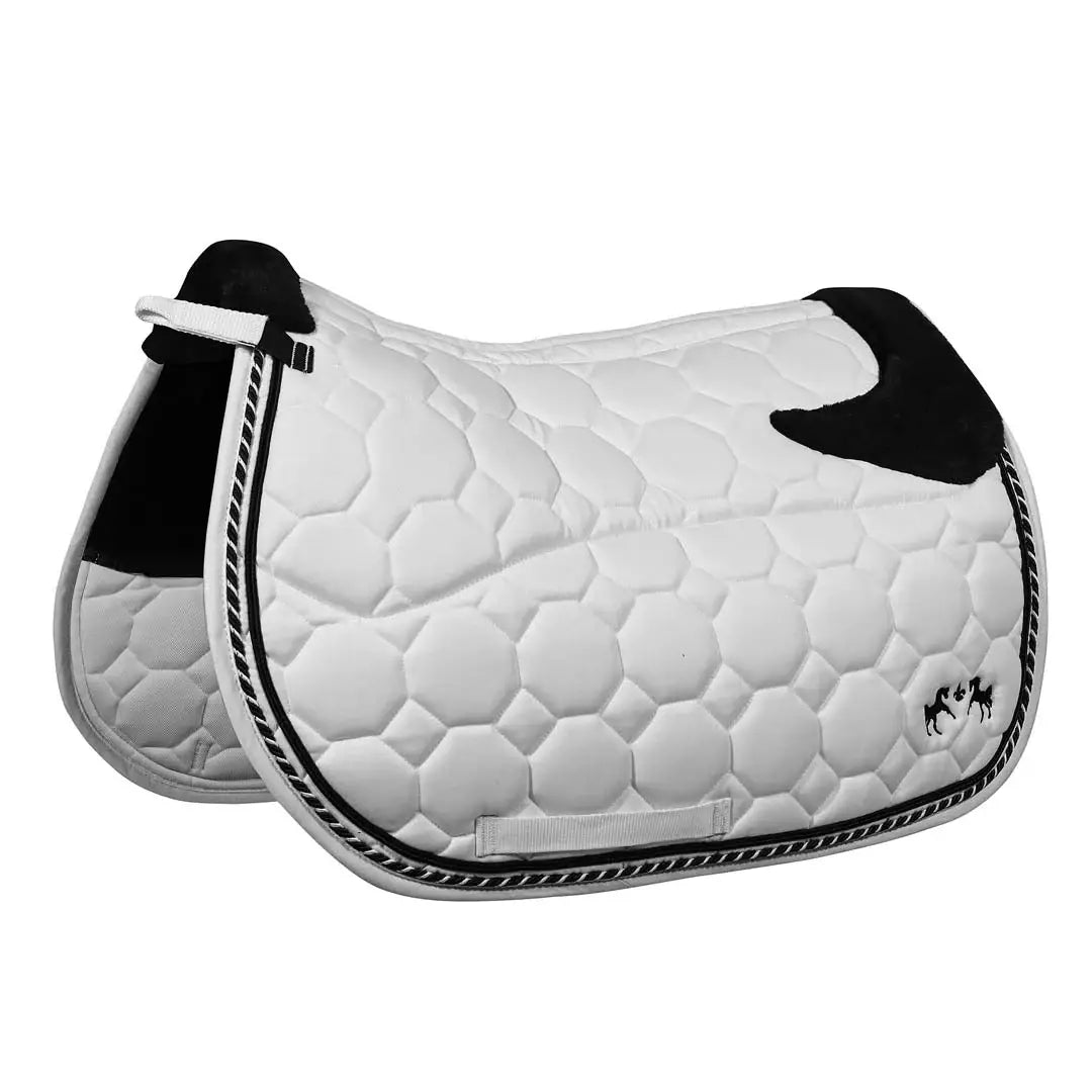 Equine Couture Luxe Saddle Pad with White Sherpa Fleece Lining - Breeches.com - Flyclothing LLC