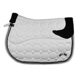 Equine Couture Luxe Saddle Pad with White Sherpa Fleece Lining - Breeches.com - Flyclothing LLC
