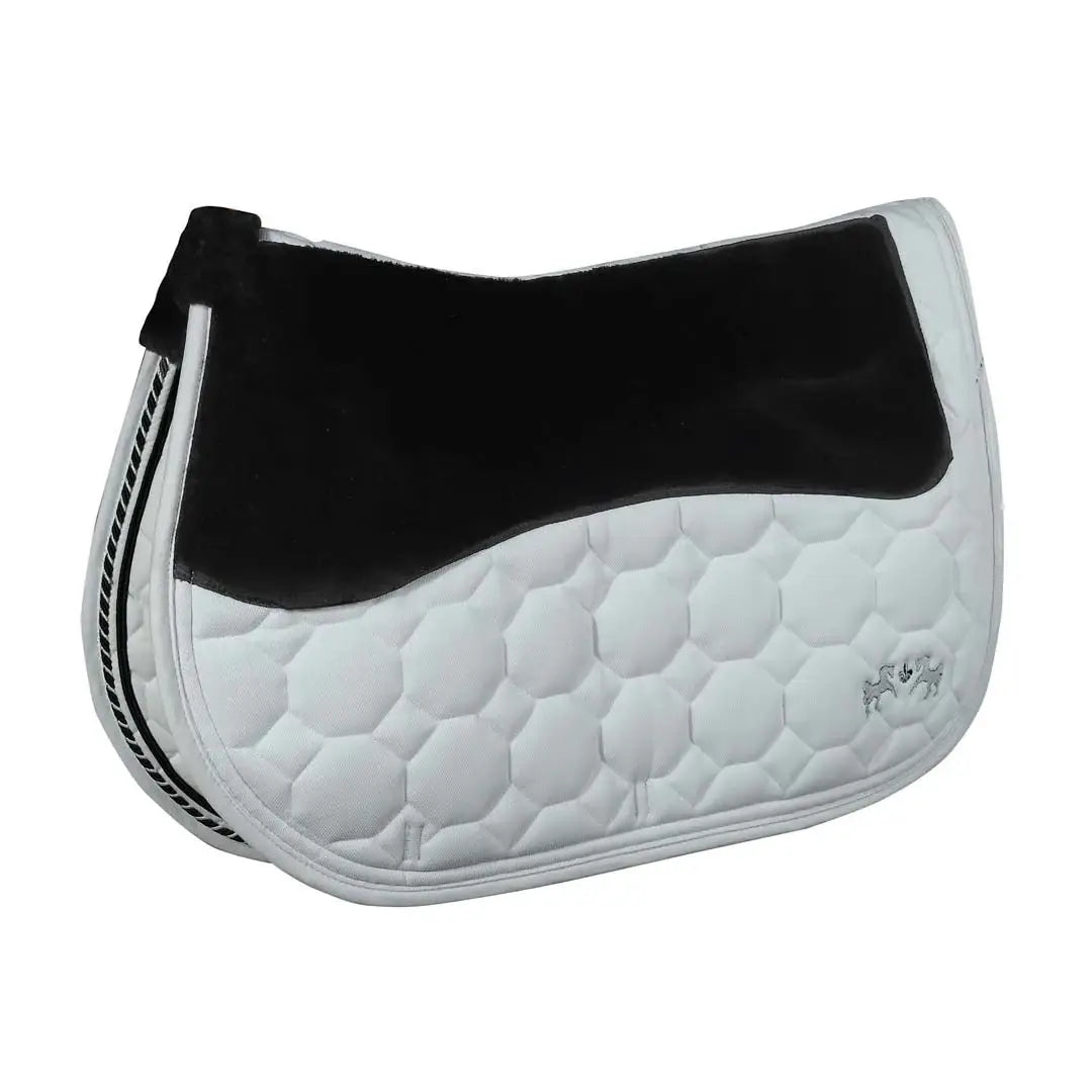 Equine Couture Luxe Saddle Pad with White Sherpa Fleece Lining - Breeches.com - Flyclothing LLC