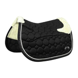 Equine Couture Luxe Saddle Pad with White Sherpa Fleece Lining - Breeches.com - Flyclothing LLC