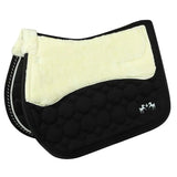 Equine Couture Luxe Saddle Pad with White Sherpa Fleece Lining - Breeches.com - Flyclothing LLC