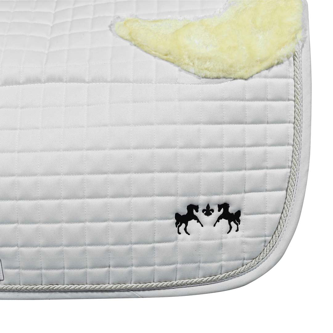 Equine Couture Regal Saddle Pad with White Sherpa Fleece and CoolMax lining - Breeches.com - Flyclothing LLC