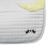 Equine Couture Regal Saddle Pad with White Sherpa Fleece and CoolMax lining - Breeches.com - Flyclothing LLC