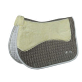 Equine Couture Regal Saddle Pad with White Sherpa Fleece and CoolMax lining - Breeches.com - Flyclothing LLC
