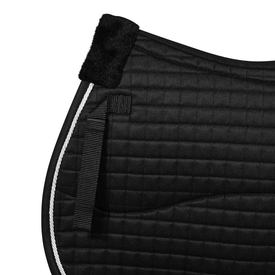 Equine Couture Regal Saddle Pad with White Sherpa Fleece and CoolMax lining - Breeches.com - Flyclothing LLC
