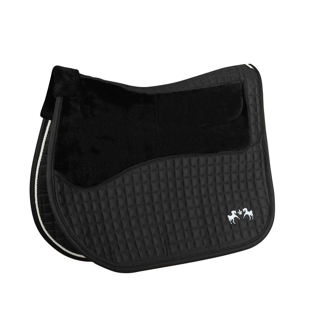 Equine Couture Regal Saddle Pad with White Sherpa Fleece and CoolMax lining - Breeches.com - Flyclothing LLC