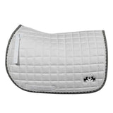 Equine Couture Coolmax Plush White Saddle Pad - Breeches.com - Flyclothing LLC