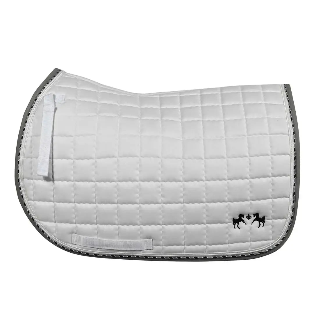 Equine Couture Coolmax Plush White Saddle Pad - Breeches.com - Flyclothing LLC